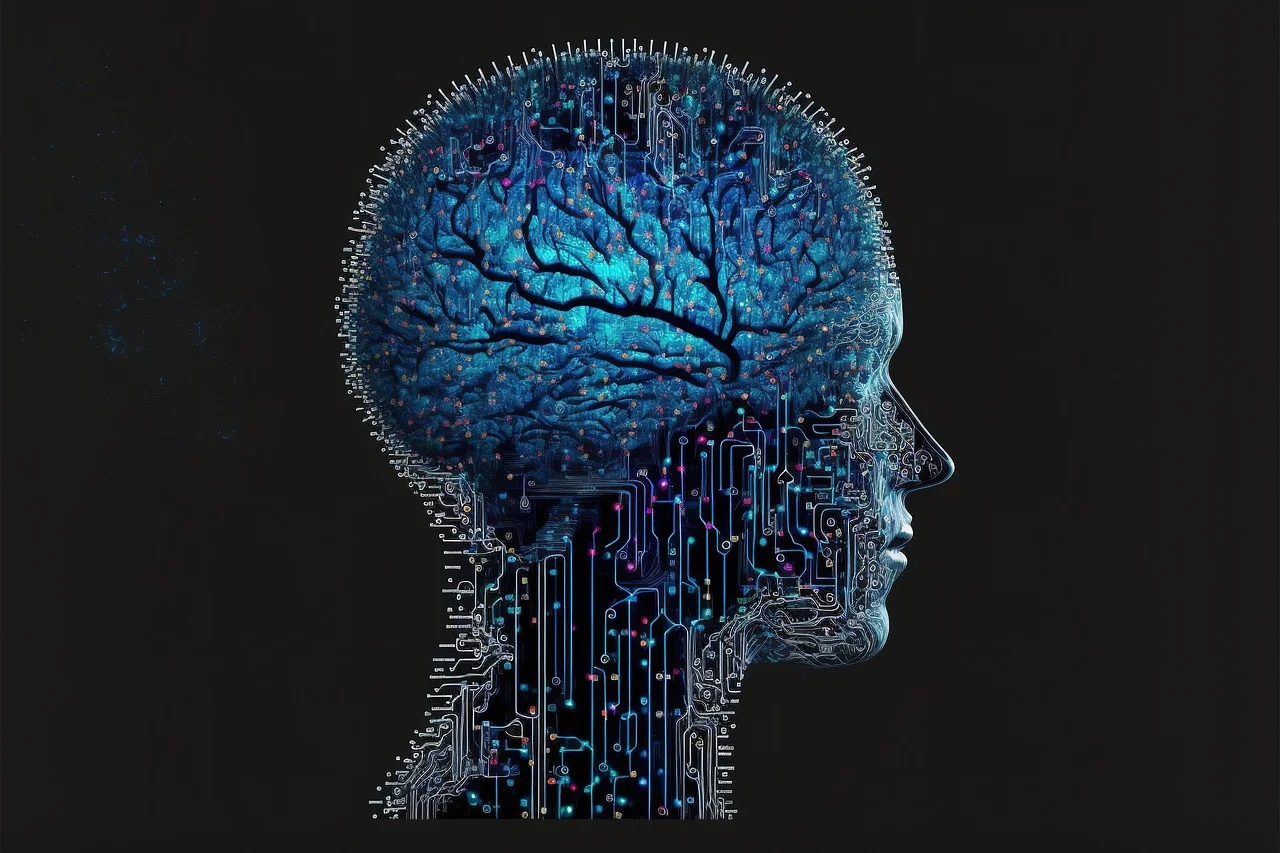 cyber brain, computer, brain