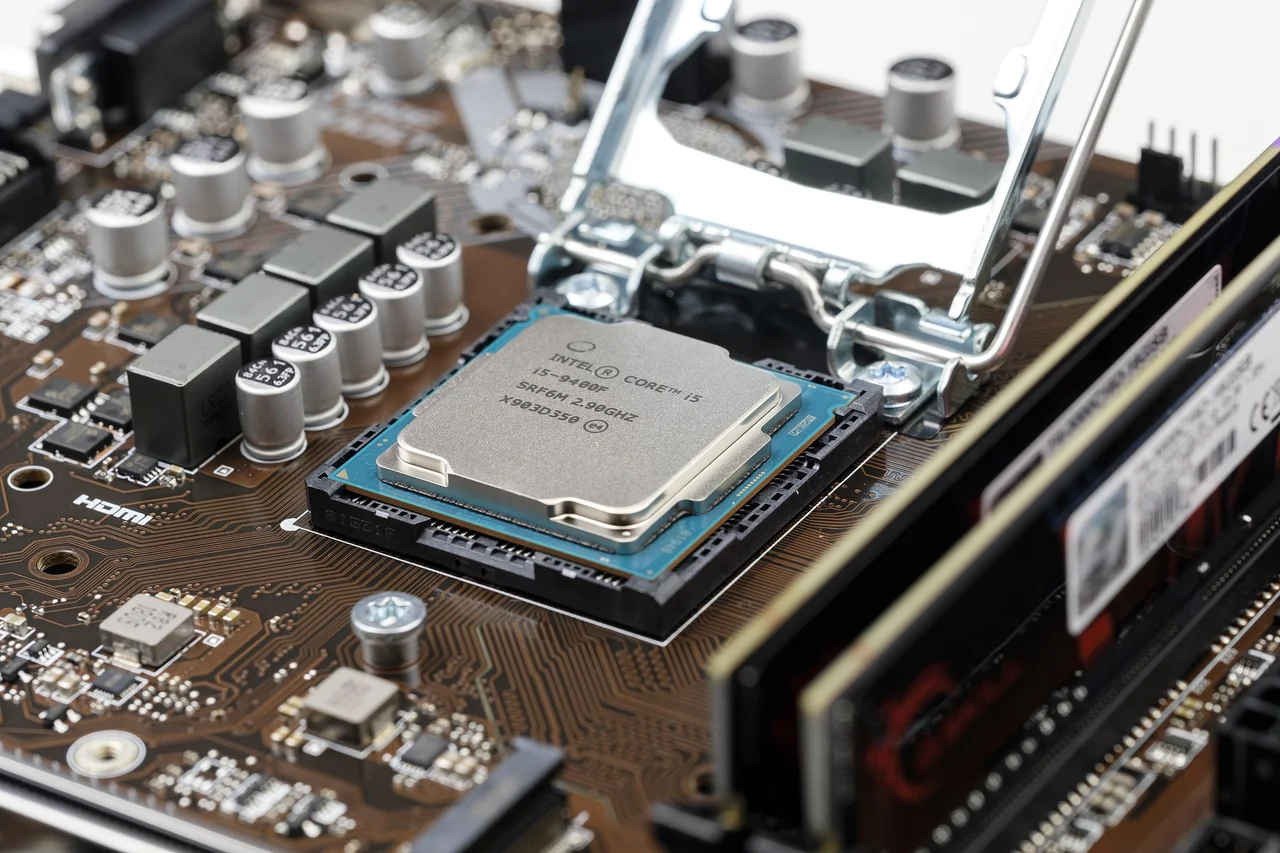 CPU 處理器晶片特寫