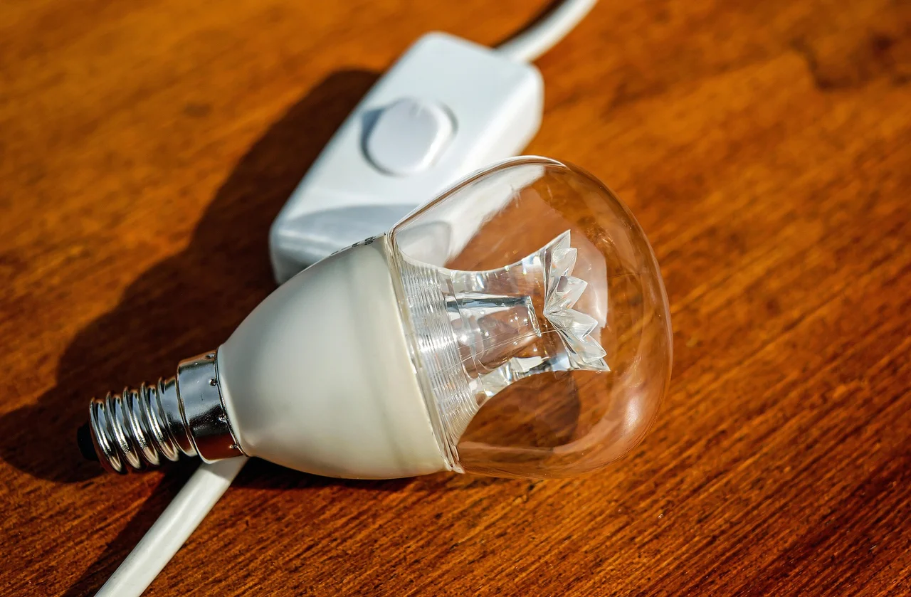 lightbulb, pear, electricity