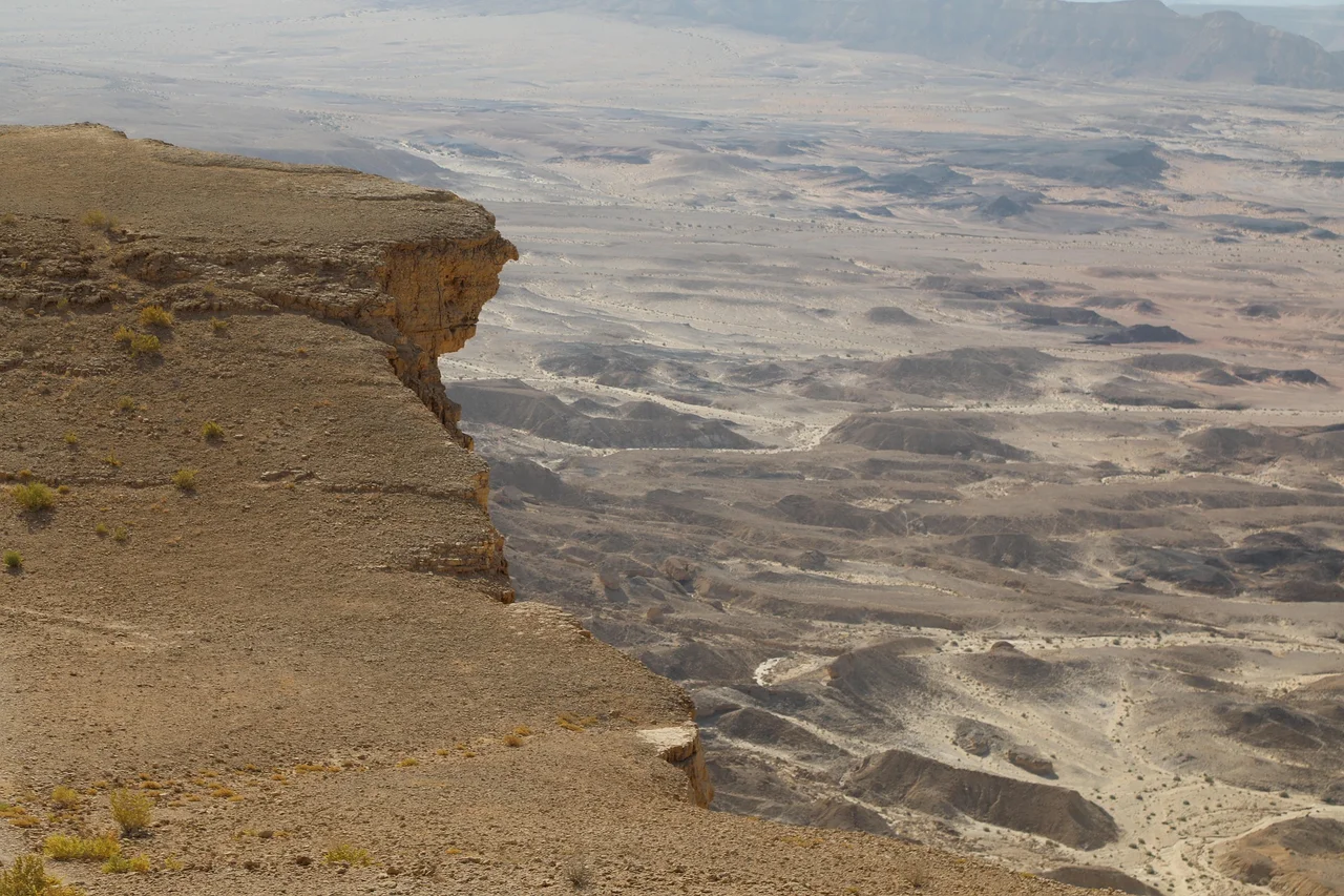 judaean desert, desert, cliff