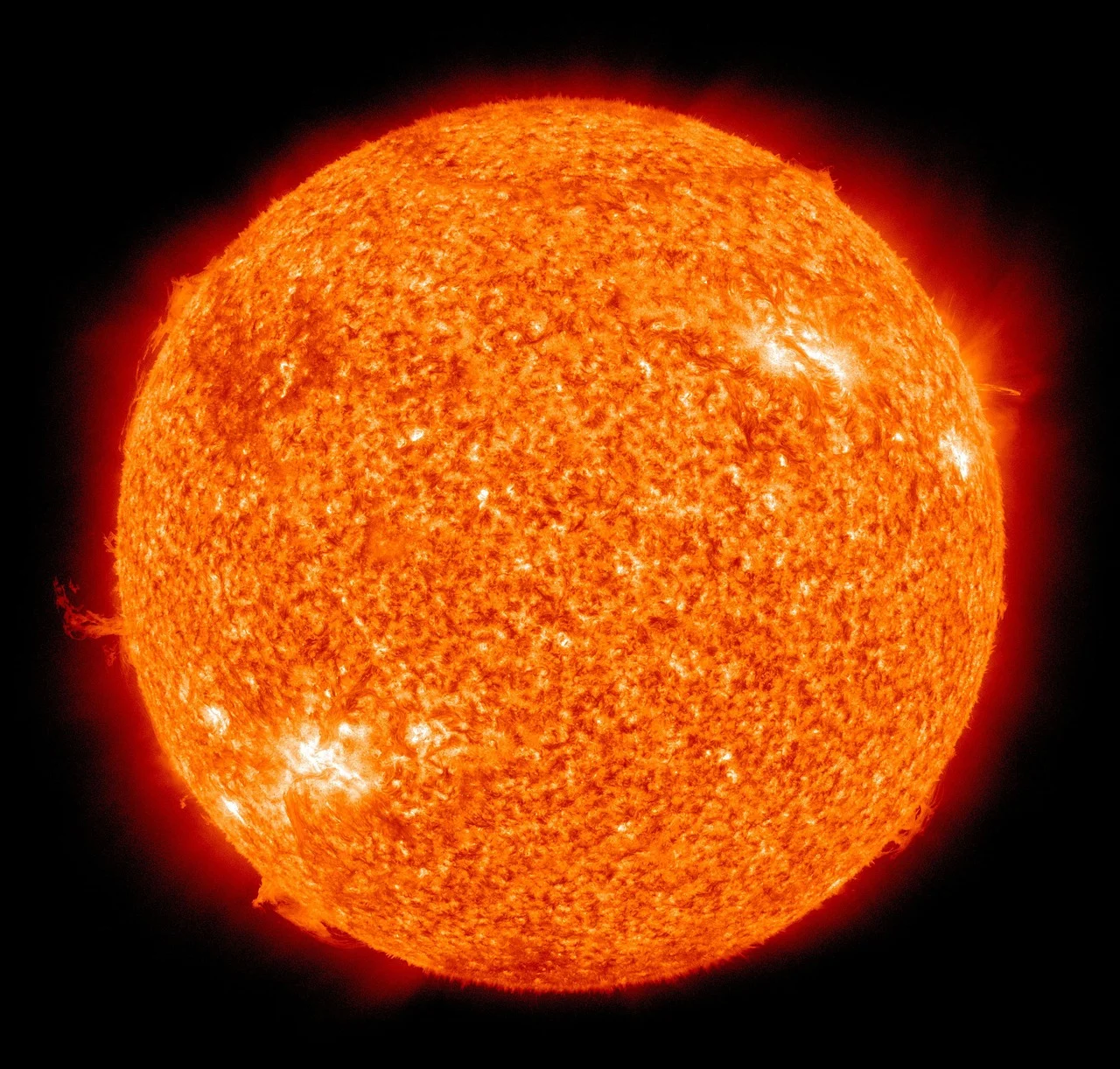 太陽、太陽閃焰與太空